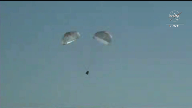 Crew4 splashes back down on Earth
