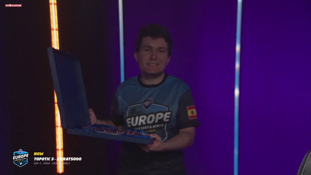 GeoGuessr EMEA champion is extremely happy