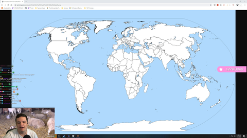 MrMouton tries to find Iran on a map