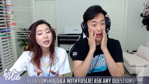 Fuslie forgets to mute, "hates twitch chat so much"