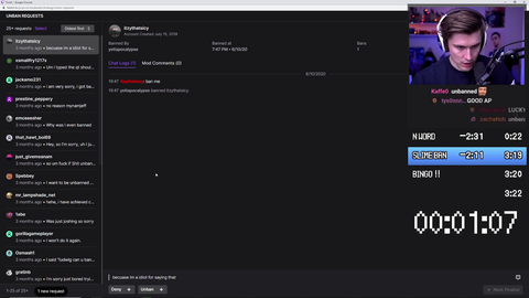 Ludwig Gets the Unban Form World Record