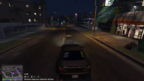 When the cops join a race