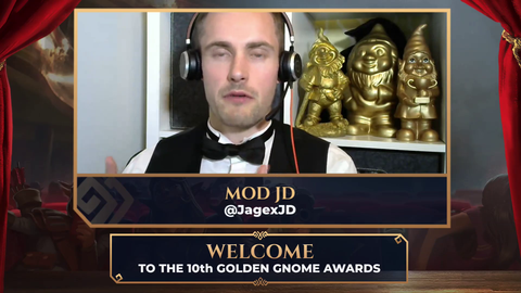 Jagex with their extremely professional Runescape Award Show