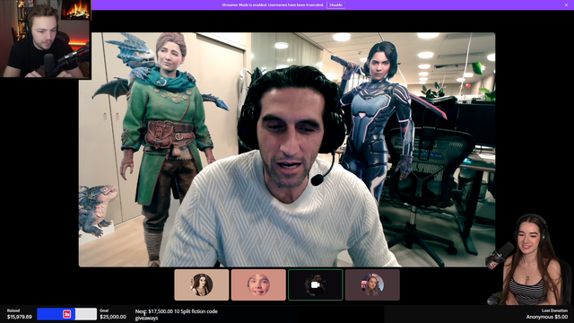 Josef Fares (director of It Takes Two and Split Fiction) says the line