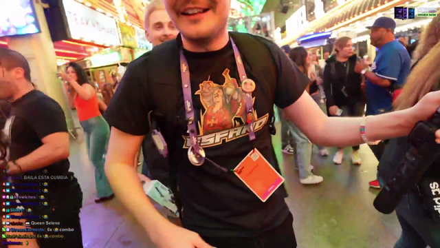 Esfand finds counterfeit merch in Vegas