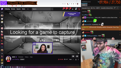 AOC starts her Get Out to Vote stream with 170k viewers