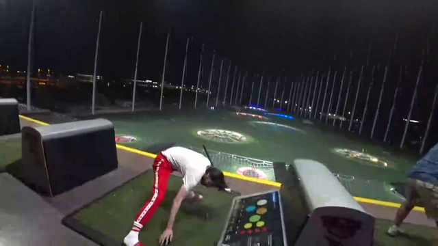 Cyr hits a ball