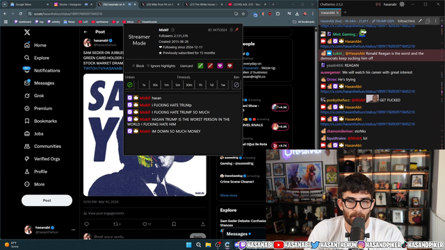 Mizkif hates Trump