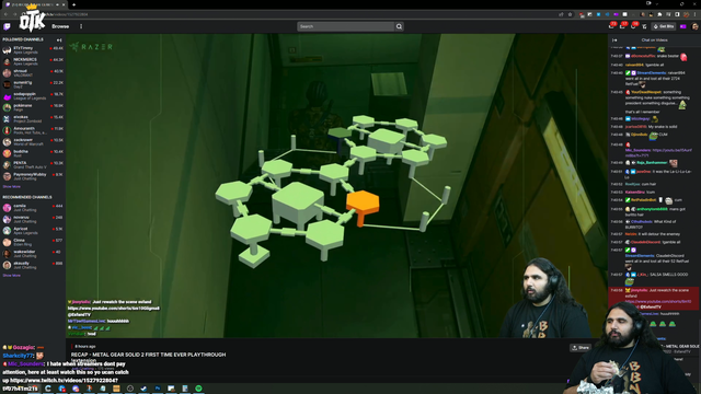 Esfand learns Metal Gear Solid 2 story