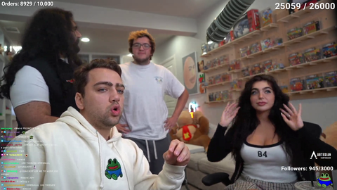 xQc Calls out Mizkif live