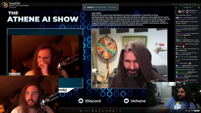 Asmongold reacting to his AI counterpart
