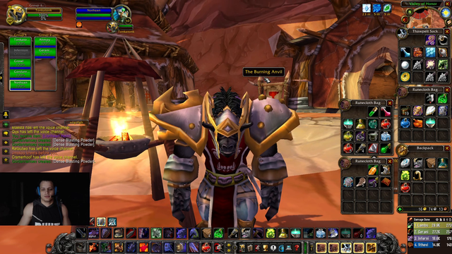 Tyler equips Lionheart Helm, achieving BIS