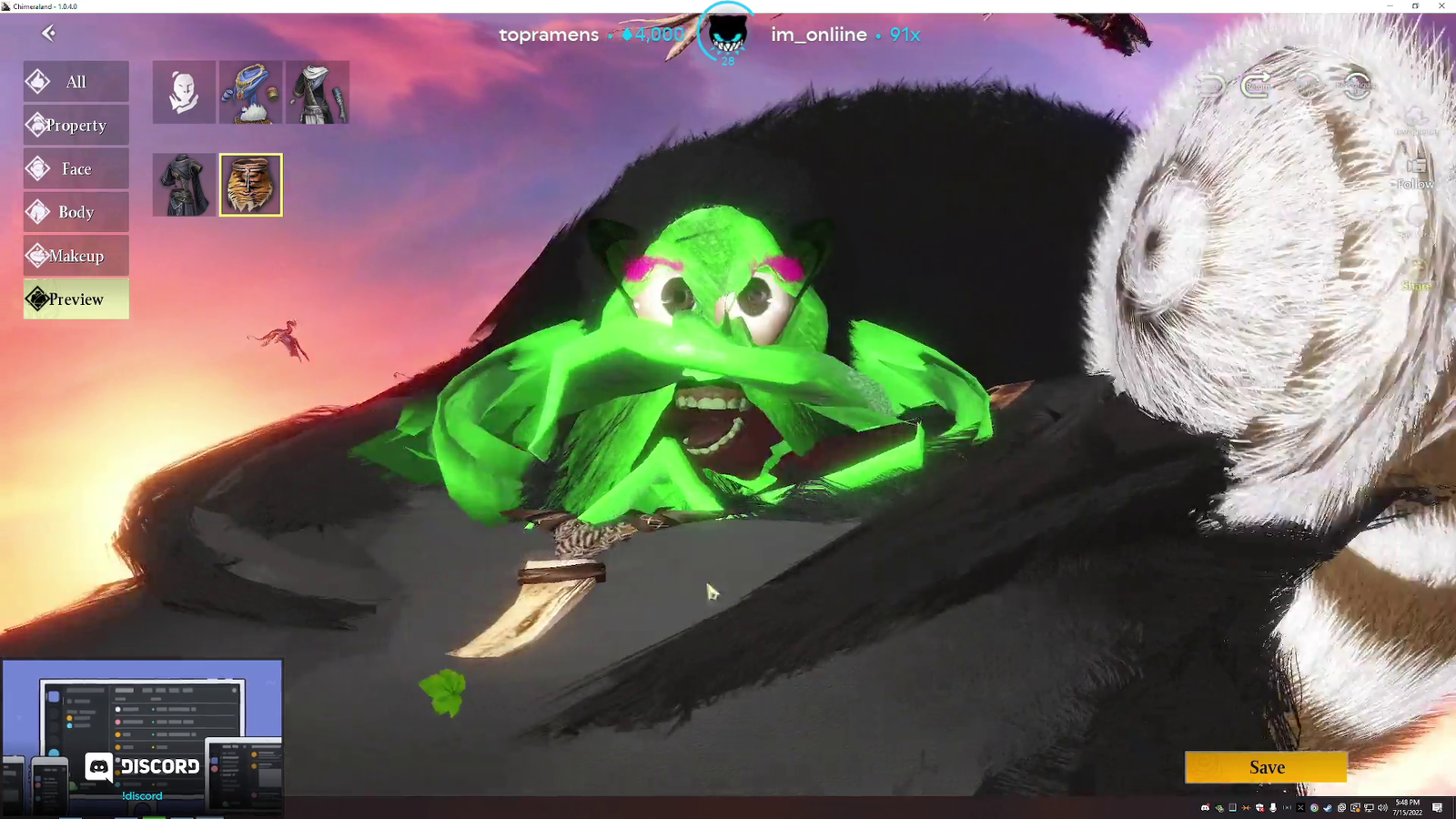 Lirik pushes the limit of character creation