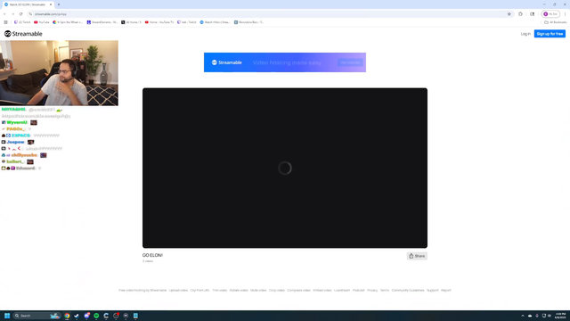 Proud Tesla owner "Erobb221" watches an old Elon clip