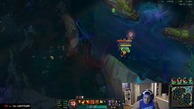 Tyler's enemy jungler gets a little tilted