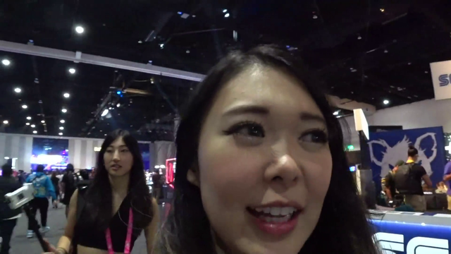 Emily takes in the twitch con smell