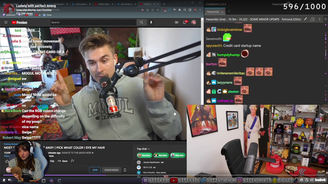Streamer confesses to clogging toilet and blames Hachu