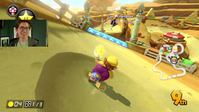 Clint teaches chat how to race on Cheese Land