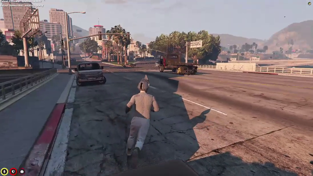 Cat Man Meowfurryon saves a man being burnt to death and truck explosion.