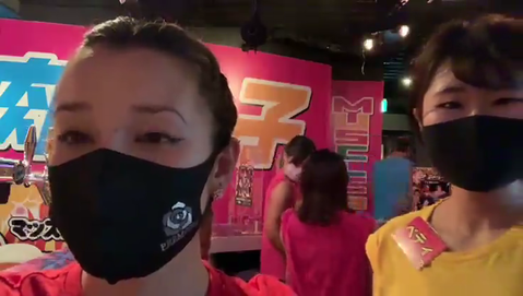Japanese Musclegirl bar wishes Hasan a happy birthday!