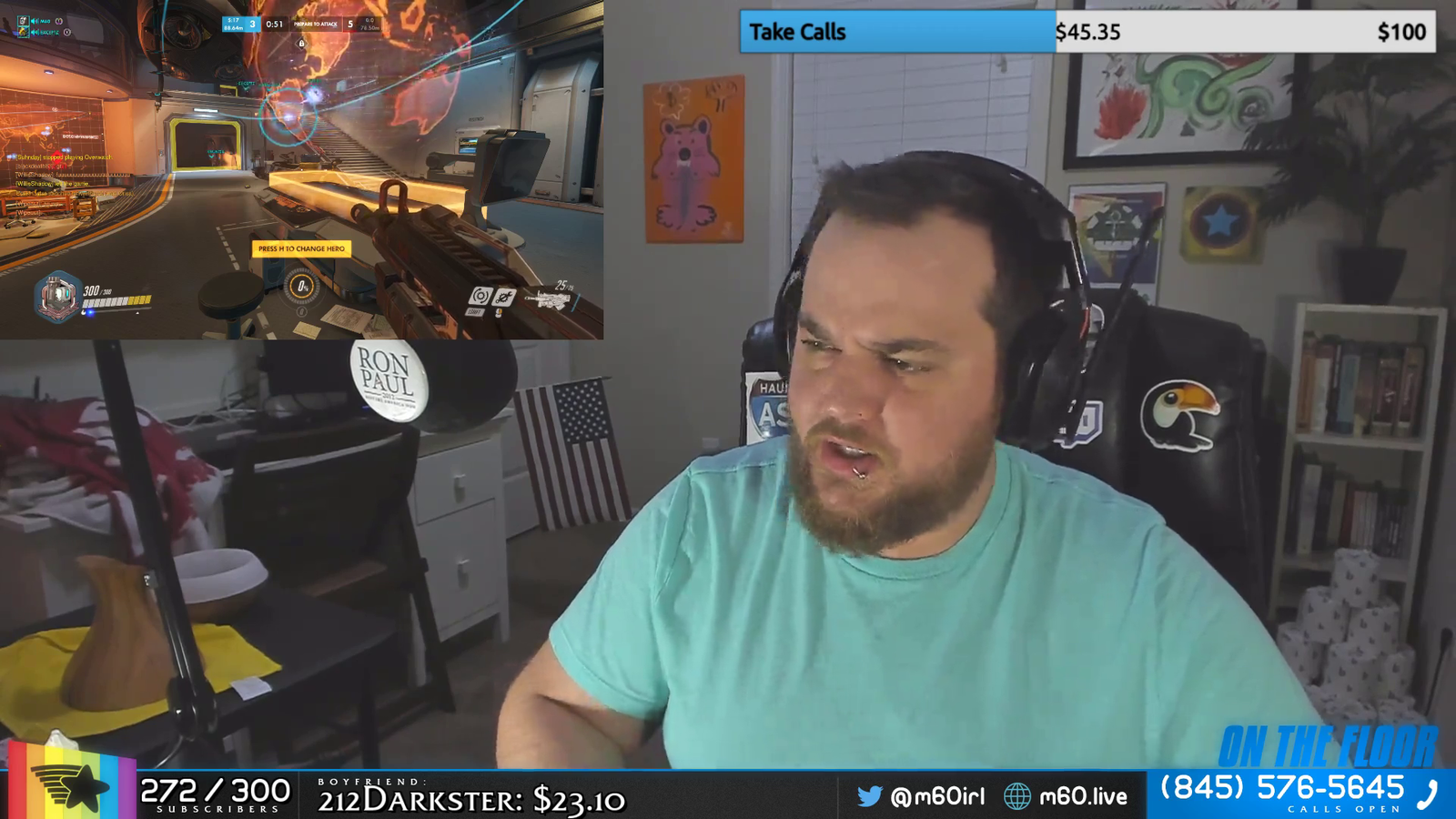 Streamer m60_ plays overwatch and is discriminated by teammates from homophobia