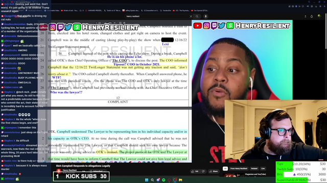 OTK COO told Rich Campbell not to worry because the Twitlonger wasn't gaining traction