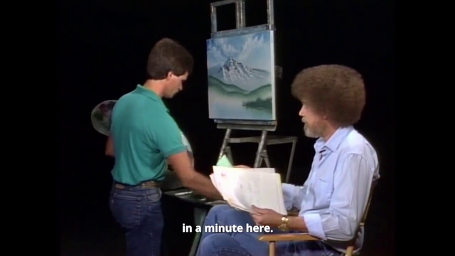 Martha asks Bob Ross to paint her canvas