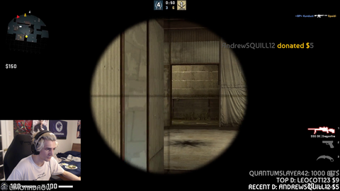 xQc 1v4 Clutch