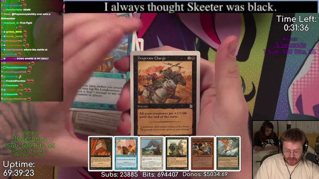 Wubby manifests most expensive MTG card in the set, accidentally spits on it