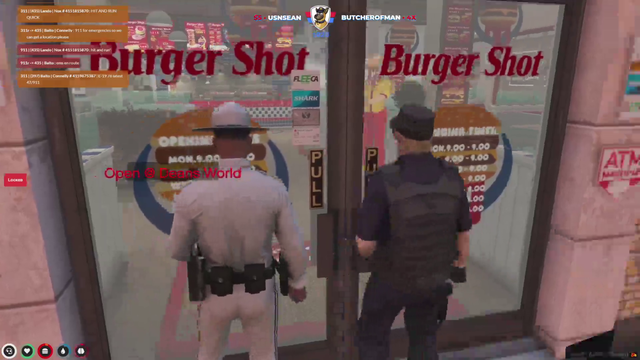 Plankton trying to get the secret Burger shot formula