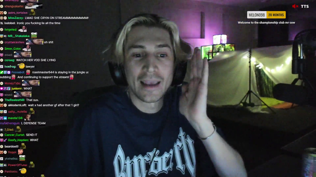 xqc shoots blanks