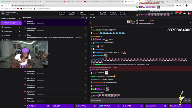 Kai Cenat mod unjustly bans viewer, says they have to cashapp to get unbanned