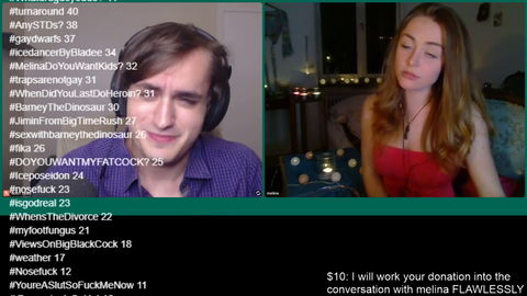 Bob asks Melina the tough questions