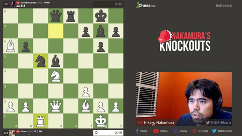 Chess grandmaster falls for a clever trap