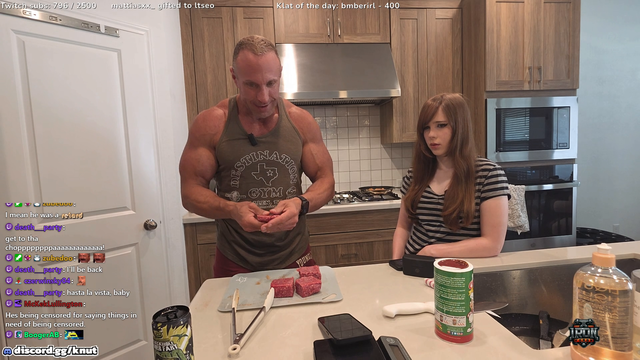 Knut roasts his own daughter