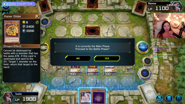 Fuslie beats Ramee in Yu-Gi-Oh