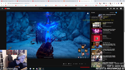 XQC accidentally shows porn website in address bar