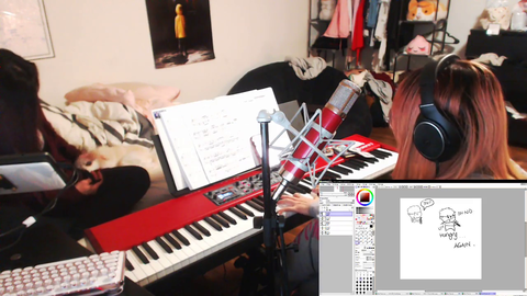 LillyPichu plays a song written for her best streamer buddy