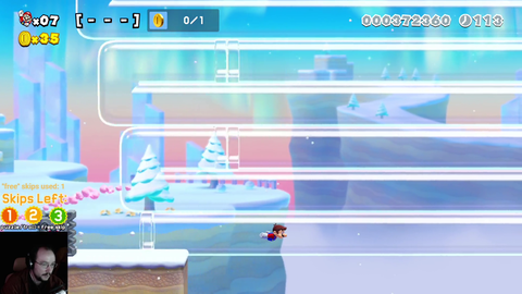 Moonmoon plays a chill mario level