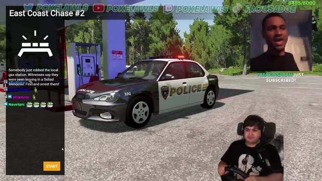 xQc robbed the gas station again
