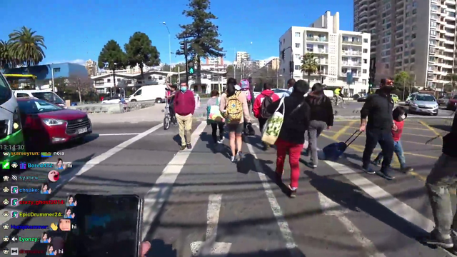 the most ordinary pedestrian crossing in Chile