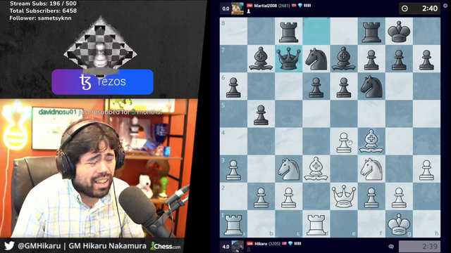 Hikamaru reacts to not winning Chess Streamer of the Year