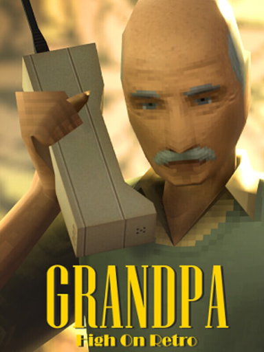 Grandpa High on Retro