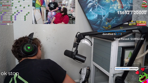 Miz Completes 10 Hour Wall Staring Stream