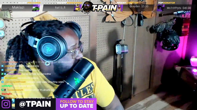 T-Pain needs to talk to the Internet