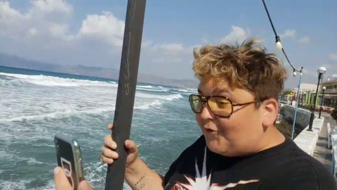 A fan of Andy gave him $70 to act like he did on MTV