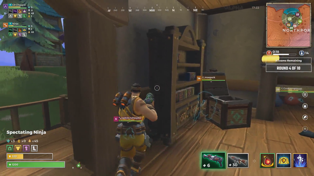 Ninja and his partner don't check the chest in 100k tourny