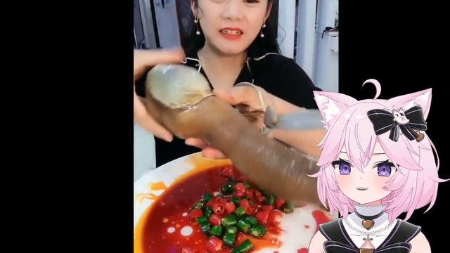 Anime girl watches woman perform CBT