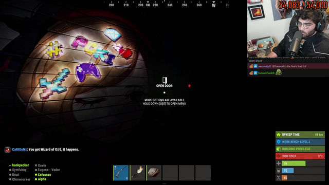 Hasan not happy with someone in Rust chat