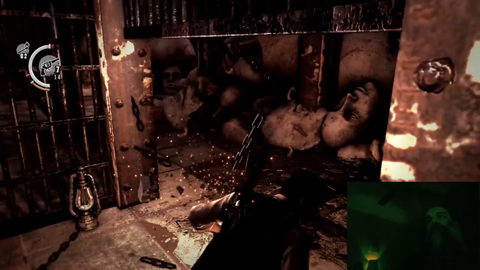 Aris almost hits the bear trap